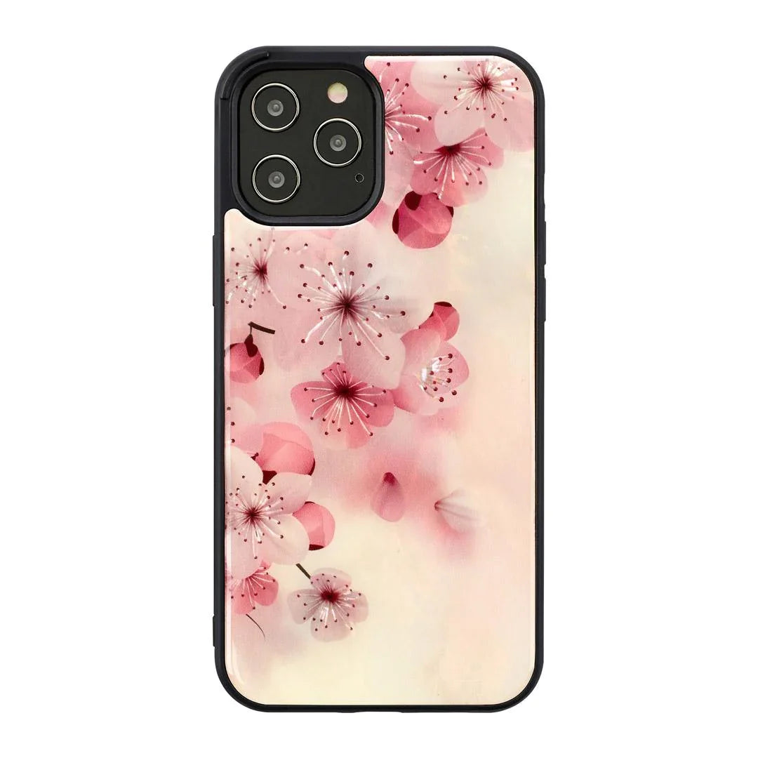 Ikins Case For iPhone 12 / 12 Pro - Lovely Cherry Blossom - Tashqila Ikins Case For iPhone 12 / 12 Pro - Lovely Cherry Blossom - Tashqila